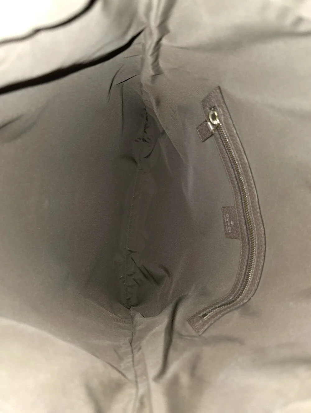 Pre-loved Rare Gucci GG Supreme Monogram Drawstring Backpack/Bag